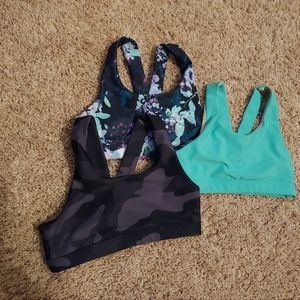Girls youth active sports bra